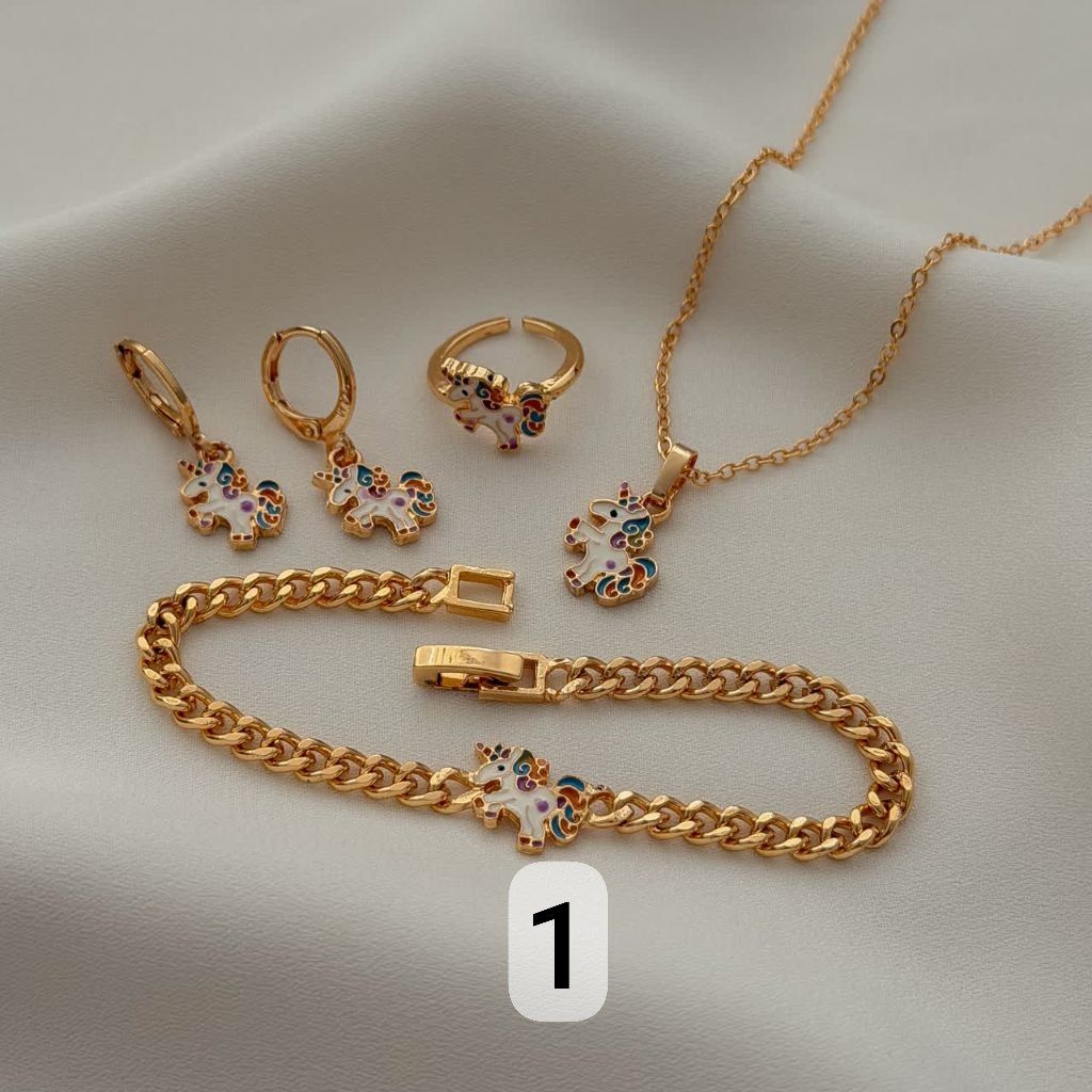✨ سرویس بچگانه Fashion Jewelry  درخشش کوچولوهای دوست‌داشتنی ❤️😍