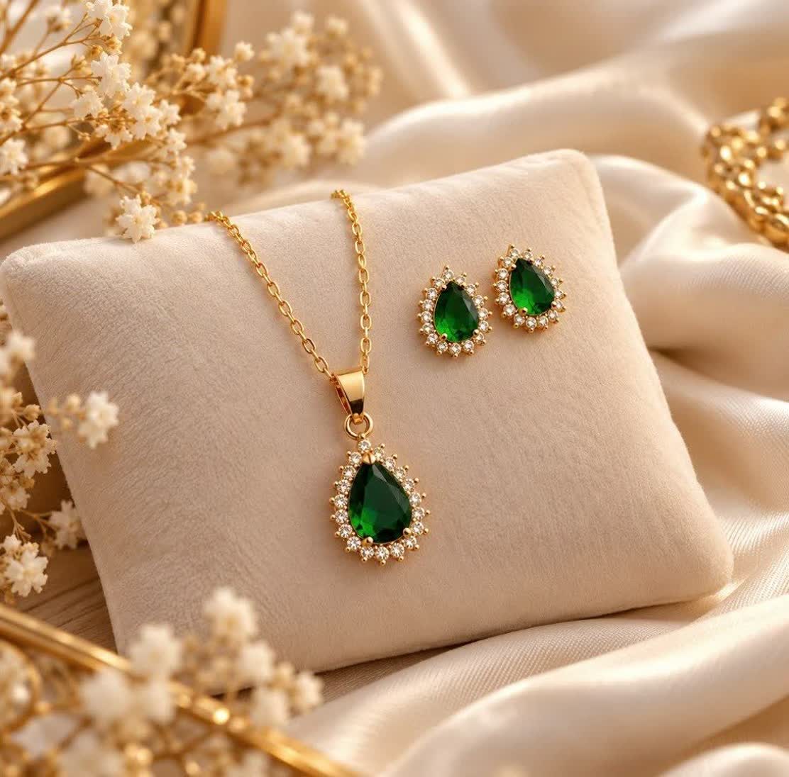 نیمست طلایی پاییزی Fashion Jewelry کد 3215
