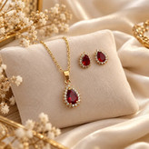 نیمست طلایی پاییزی Fashion Jewelry کد 3215